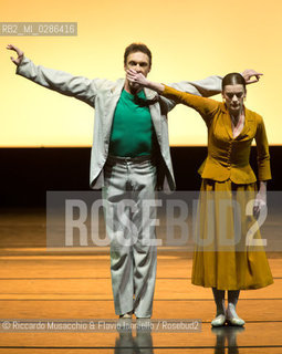Roma Auditorium parco della Musica 26 01 2014.Eleonora Abbagnato e le Stelle dellOpéra di Parigi.Nella foto: Sylvia coreografia: John Neumeier.danzano: Aurélie Dupont e Manuel Legris. ©Riccardo Musacchio & Flavio Ianniello/Rosebud2