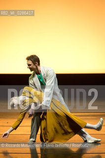Roma Auditorium parco della Musica 26 01 2014.Eleonora Abbagnato e le Stelle dellOpéra di Parigi.Nella foto: Sylvia coreografia: John Neumeier.danzano: Aurélie Dupont e Manuel Legris. ©Riccardo Musacchio & Flavio Ianniello/Rosebud2