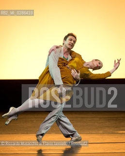 Roma Auditorium parco della Musica 26 01 2014.Eleonora Abbagnato e le Stelle dellOpéra di Parigi.Nella foto: Sylvia coreografia: John Neumeier.danzano: Aurélie Dupont e Manuel Legris. ©Riccardo Musacchio & Flavio Ianniello/Rosebud2
