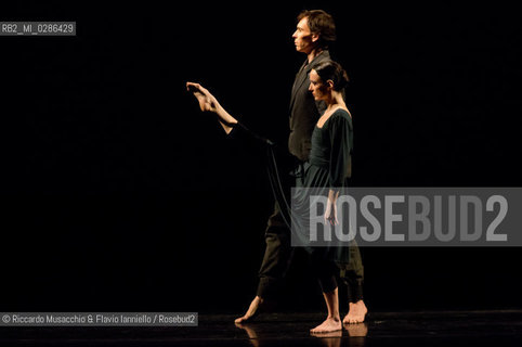 Roma Auditorium parco della Musica 26 01 2014.Eleonora Abbagnato e le Stelle dellOpéra di Parigi.Nella foto: Odyssée coreografia: coreografia: Nicolas Le Riche .danzano: CLAIREMARIE OSTA E NICOLAS LE RICHE.RYABKO. ©Riccardo Musacchio & Flavio Ianniello/Rosebud2
