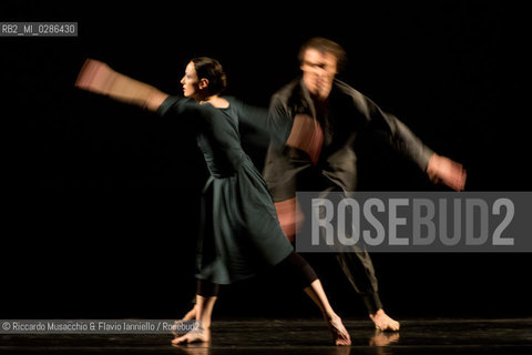 Roma Auditorium parco della Musica 26 01 2014.Eleonora Abbagnato e le Stelle dellOpéra di Parigi.Nella foto: Odyssée coreografia: coreografia: Nicolas Le Riche .danzano: CLAIREMARIE OSTA E NICOLAS LE RICHE.RYABKO. ©Riccardo Musacchio & Flavio Ianniello/Rosebud2