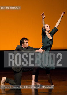 Roma Auditorium parco della Musica 26 01 2014.Eleonora Abbagnato e le Stelle dellOpéra di Parigi.Nella foto: Odyssée coreografia: coreografia: Nicolas Le Riche .danzano: CLAIREMARIE OSTA E NICOLAS LE RICHE.RYABKO. ©Riccardo Musacchio & Flavio Ianniello/Rosebud2