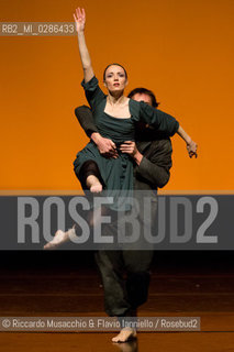 Roma Auditorium parco della Musica 26 01 2014.Eleonora Abbagnato e le Stelle dellOpéra di Parigi.Nella foto: Odyssée coreografia: coreografia: Nicolas Le Riche .danzano: CLAIREMARIE OSTA E NICOLAS LE RICHE.RYABKO. ©Riccardo Musacchio & Flavio Ianniello/Rosebud2