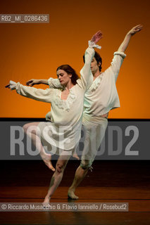 Roma Auditorium parco della Musica 26 01 2014.Eleonora Abbagnato e le Stelle dellOpéra di Parigi.Nella foto: Le Parc coreografia di Angelin Preljocaj, danzano Aurélie Dupont e Benjamin Pech. ©Riccardo Musacchio & Flavio Ianniello/Rosebud2