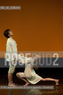 Roma Auditorium parco della Musica 26 01 2014.Eleonora Abbagnato e le Stelle dellOpéra di Parigi.Nella foto: Le Parc coreografia di Angelin Preljocaj, danzano Aurélie Dupont e Benjamin Pech. ©Riccardo Musacchio & Flavio Ianniello/Rosebud2