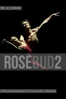 Roma Auditorium parco della Musica 26 01 2014.Eleonora Abbagnato e le Stelle dellOpéra di Parigi.Nella foto: Terza Sinfonia di Mahler coreografia: John Neumeier, danzano:.SILVIA AZZONI E OLEKSANDR RYABKO. ©Riccardo Musacchio & Flavio Ianniello/Rosebud2