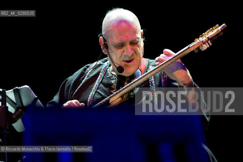 Roma, Auditorium Parco della Musica 21 11 2013.Area 40th Anniversary Tour 2013/2014.Patrizio Fariselli piano, synth.Paolo Tofani chitarra, elettronica.Ares Tavolazzi contrabbasso, basso elettrico.Walter Paoli batteria.. ©Riccardo Musacchio & Flavio Ianniello/Rosebud2