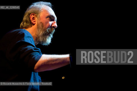 Roma, Auditorium Parco della Musica 21 11 2013.Area 40th Anniversary Tour 2013/2014.Patrizio Fariselli piano, synth.Paolo Tofani chitarra, elettronica.Ares Tavolazzi contrabbasso, basso elettrico.Walter Paoli batteria.. ©Riccardo Musacchio & Flavio Ianniello/Rosebud2