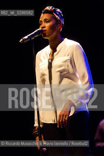 Roma, Auditorium Parco della Musica 06 12 2013.Imany in concerto..Nadia Mladjao voce .opening act: Faada Freddy. ©Riccardo Musacchio & Flavio Ianniello/Rosebud2