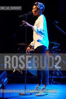 Roma, Auditorium Parco della Musica 06 12 2013.Imany in concerto..Nadia Mladjao voce .opening act: Faada Freddy. ©Riccardo Musacchio & Flavio Ianniello/Rosebud2