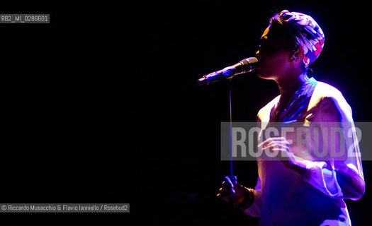 Roma, Auditorium Parco della Musica 06 12 2013.Imany in concerto..Nadia Mladjao voce .opening act: Faada Freddy. ©Riccardo Musacchio & Flavio Ianniello/Rosebud2