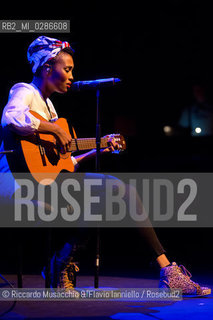 Roma, Auditorium Parco della Musica 06 12 2013.Imany in concerto..Nadia Mladjao voce .opening act: Faada Freddy. ©Riccardo Musacchio & Flavio Ianniello/Rosebud2
