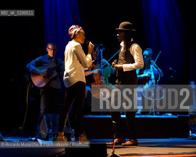 Roma, Auditorium Parco della Musica 06 12 2013.Imany in concerto..Nadia Mladjao voce .opening act: Faada Freddy. ©Riccardo Musacchio & Flavio Ianniello/Rosebud2