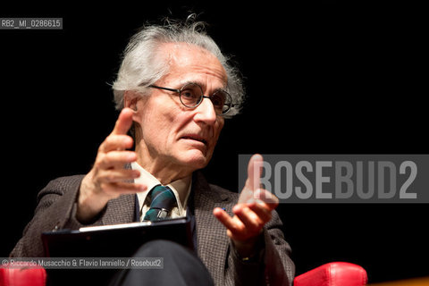 Roma, Auditorium Parco della Musica 18 01 2014.Luciano Canfora, Gustavo Zagrebelsky .Democrazia e Oligarchie.coordina Geminello Preterossi. ©Riccardo Musacchio & Flavio Ianniello/Rosebud2