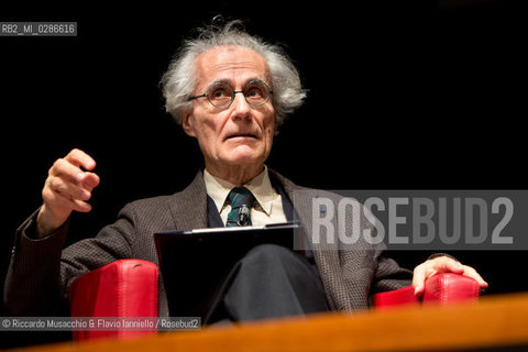 Roma, Auditorium Parco della Musica 18 01 2014.Luciano Canfora, Gustavo Zagrebelsky .Democrazia e Oligarchie.coordina Geminello Preterossi. ©Riccardo Musacchio & Flavio Ianniello/Rosebud2