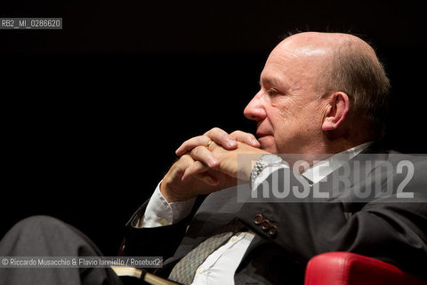Roma, Auditorium Parco della Musica 18 01 2014.Luciano Canfora, Gustavo Zagrebelsky .Democrazia e Oligarchie.coordina Geminello Preterossi. ©Riccardo Musacchio & Flavio Ianniello/Rosebud2