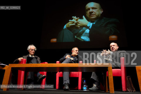 Roma, Auditorium Parco della Musica 18 01 2014.Luciano Canfora, Gustavo Zagrebelsky .Democrazia e Oligarchie.coordina Geminello Preterossi. ©Riccardo Musacchio & Flavio Ianniello/Rosebud2