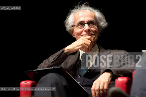Roma, Auditorium Parco della Musica 18 01 2014.Luciano Canfora, Gustavo Zagrebelsky .Democrazia e Oligarchie.coordina Geminello Preterossi. ©Riccardo Musacchio & Flavio Ianniello/Rosebud2