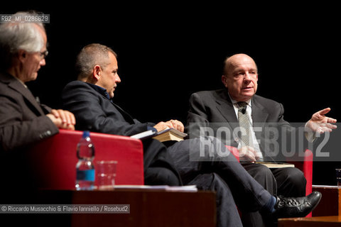 Roma, Auditorium Parco della Musica 18 01 2014.Luciano Canfora, Gustavo Zagrebelsky .Democrazia e Oligarchie.coordina Geminello Preterossi. ©Riccardo Musacchio & Flavio Ianniello/Rosebud2