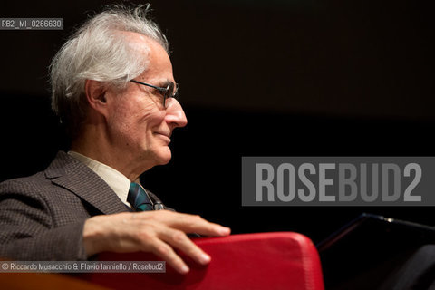 Roma, Auditorium Parco della Musica 18 01 2014.Luciano Canfora, Gustavo Zagrebelsky .Democrazia e Oligarchie.coordina Geminello Preterossi. ©Riccardo Musacchio & Flavio Ianniello/Rosebud2