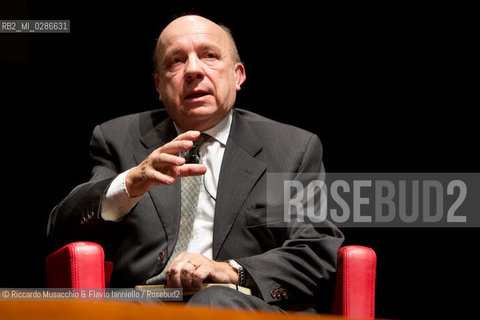 Roma, Auditorium Parco della Musica 18 01 2014.Luciano Canfora, Gustavo Zagrebelsky .Democrazia e Oligarchie.coordina Geminello Preterossi. ©Riccardo Musacchio & Flavio Ianniello/Rosebud2