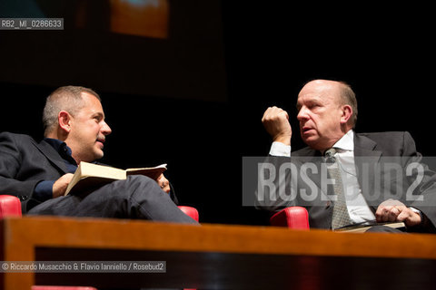 Roma, Auditorium Parco della Musica 18 01 2014.Luciano Canfora, Gustavo Zagrebelsky .Democrazia e Oligarchie.coordina Geminello Preterossi. ©Riccardo Musacchio & Flavio Ianniello/Rosebud2