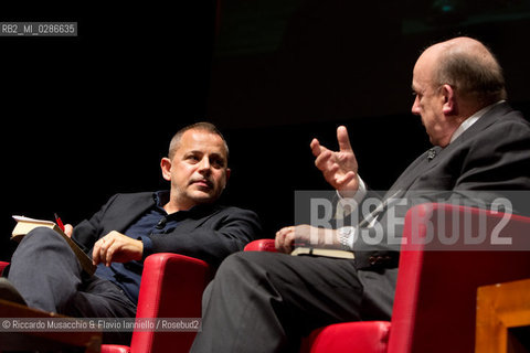Roma, Auditorium Parco della Musica 18 01 2014.Luciano Canfora, Gustavo Zagrebelsky .Democrazia e Oligarchie.coordina Geminello Preterossi. ©Riccardo Musacchio & Flavio Ianniello/Rosebud2
