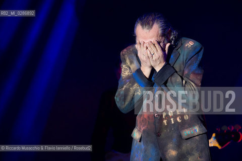 Roma, Auditorium Parco della Musica 05 02 2014.Concerto di Luca Carboni Fisico & politico tour. ©Riccardo Musacchio & Flavio Ianniello/Rosebud2