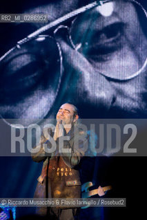 Roma, Auditorium Parco della Musica 05 02 2014.Concerto di Luca Carboni Fisico & politico tour. ©Riccardo Musacchio & Flavio Ianniello/Rosebud2
