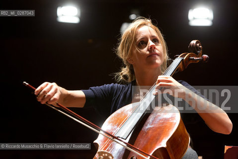Roma Auditorium parco della Musica 07 02 2014.Stagione di Musica Sinfonica.Orchestra dellAccademia Nazionale di Santa Cecilia.Antonio Pappano direttore.Sol Gabetta violoncello. ©Riccardo Musacchio & Flavio Ianniello/Rosebud2