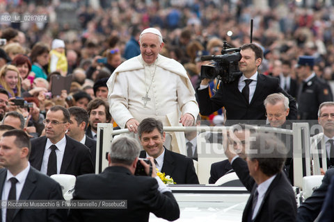 Città del Vaticano, Piazza San Pietro 19 02 2014.Udienza Generale presieduta da Sua santità Papa Francesco. ©Riccardo Musacchio & Flavio Ianniello/Rosebud2