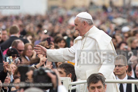 Città del Vaticano, Piazza San Pietro 19 02 2014.Udienza Generale presieduta da Sua santità Papa Francesco. ©Riccardo Musacchio & Flavio Ianniello/Rosebud2