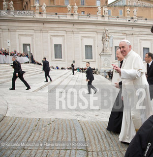 Città del Vaticano, Piazza San Pietro 19 02 2014.Udienza Generale presieduta da Sua santità Papa Francesco. ©Riccardo Musacchio & Flavio Ianniello/Rosebud2