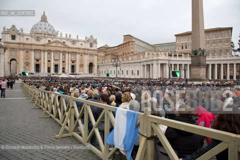 Città del Vaticano, Piazza San Pietro 19 02 2014.Udienza Generale presieduta da Sua santità Papa Francesco. ©Riccardo Musacchio & Flavio Ianniello/Rosebud2