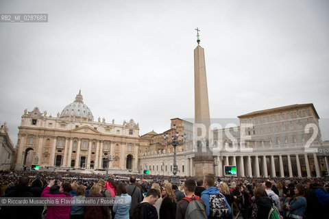 Città del Vaticano, Piazza San Pietro 19 02 2014.Udienza Generale presieduta da Sua santità Papa Francesco. ©Riccardo Musacchio & Flavio Ianniello/Rosebud2