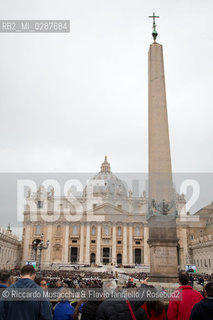 Città del Vaticano, Piazza San Pietro 19 02 2014.Udienza Generale presieduta da Sua santità Papa Francesco. ©Riccardo Musacchio & Flavio Ianniello/Rosebud2