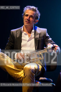 Roma, Auditorium Parco della Musica 18 10 2013.Roma Jazz Festival 2013 Speech .Paolo Fresu, Martux_m 101 Microlezioni di Jazz..Paolo Fresu tromba.Martux_m  aka  Maurizio Martusciello  elettronica . ©Riccardo Musacchio & Flavio Ianniello/Rosebud2