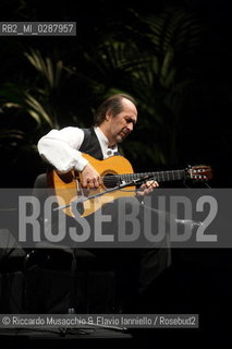 Roma, Auditorium Parco della Musica 28 02 2010.La Chitarra - Paco de Lucia in concerto.  ©Riccardo Musacchio & Flavio Ianniello/Rosebud2