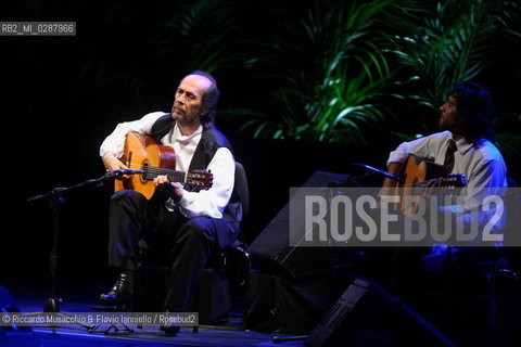 Roma, Auditorium Parco della Musica 28 02 2010.La Chitarra - Paco de Lucia in concerto.  ©Riccardo Musacchio & Flavio Ianniello/Rosebud2