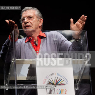 Roma, Auditorium Parco della Musica 14 03 2013.Libri Come. Festa del Libro e della lettura.Nella foto: Aldo Busi. ©Riccardo Musacchio & Flavio Ianniello/Rosebud2