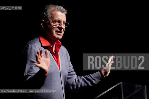 Roma, Auditorium Parco della Musica 14 03 2013.Libri Come. Festa del Libro e della lettura.Nella foto: Aldo Busi. ©Riccardo Musacchio & Flavio Ianniello/Rosebud2
