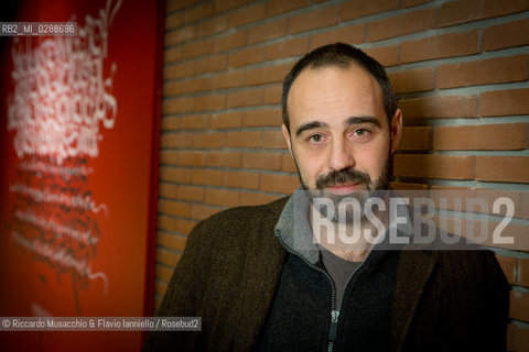 Roma, Auditorium Parco della Musica 16 03 2013.Libri Come, Festa del Libro e della Lettura. nella foto: ritratto di Niccolo Ammaniti.  ©Riccardo Musacchio & Flavio Ianniello/Rosebud2