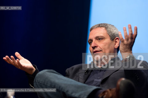 Roma, Auditorium Parco della Musica 17 03 2013.Libri come. Festa del Libro e della Lettura.Nella foto: Dialogo con Maurizio De Giovanni e Marco Mavaldi. ©Riccardo Musacchio & Flavio Ianniello/Rosebud2