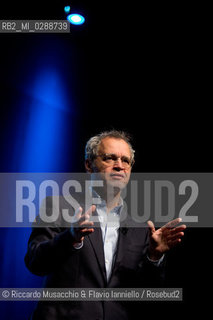 Roma, Auditorium Parco della Musica 15 03 2013.Libri Come, Festa del Libro e della Lettura.Nella foto: Enrico Mentana Come il giornalismo .Lectio Magistralis . ©Riccardo Musacchio & Flavio Ianniello/Rosebud2