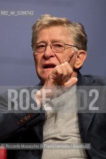 Roma, Auditorium Parco della Musica 17 03 2013.Libri come. Festa del Libro e della Lettura.Nella foto: Come una vita Ermmanno Olmi conversazione con Marino Sinibaldi. ©Riccardo Musacchio & Flavio Ianniello/Rosebud2