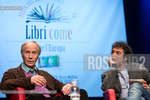 Roma, Auditorium Parco della Musica 17 03 2013.Libri come. Festa del Libro e della Lettura .Richard Ford Come ho scritto i miei libri .conversazione con Sandro Veronesi . ©Riccardo Musacchio & Flavio Ianniello/Rosebud2