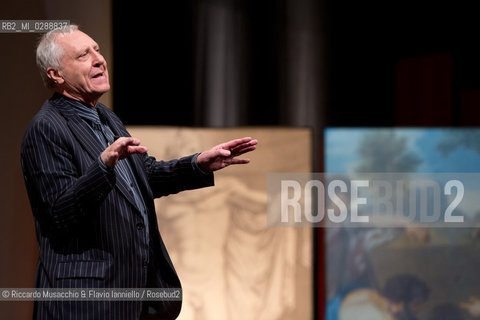 Roma, Auditorium Parco della Musica 17 03 2013.Roma. La storia dell’arte, Libri come. Festa del Libro e della Lettura .Peter Greenaway .il mito di Roma nel manierismo settentrionale.. ©Riccardo Musacchio & Flavio Ianniello/Rosebud2