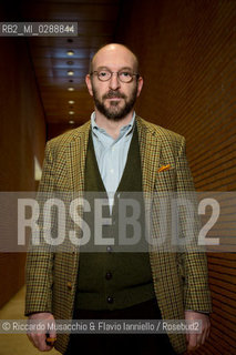 Roma, Auditorium Parco della Musica 17 03 2013.Libri Come, Festa del Libro e della Lettura. nella foto: ritratto di Alessandro Piperno.  ©Riccardo Musacchio & Flavio Ianniello/Rosebud2
