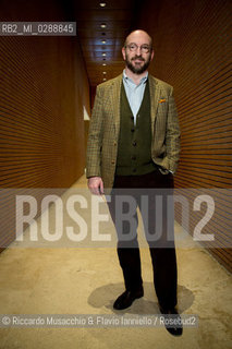 Roma, Auditorium Parco della Musica 17 03 2013.Libri Come, Festa del Libro e della Lettura. nella foto: ritratto di Alessandro Piperno.  ©Riccardo Musacchio & Flavio Ianniello/Rosebud2
