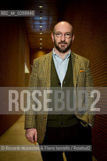Roma, Auditorium Parco della Musica 17 03 2013.Libri Come, Festa del Libro e della Lettura. nella foto: ritratto di Alessandro Piperno.  ©Riccardo Musacchio & Flavio Ianniello/Rosebud2